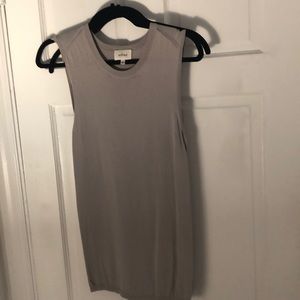 Taupe Wilfred Slit Tank from Artizia